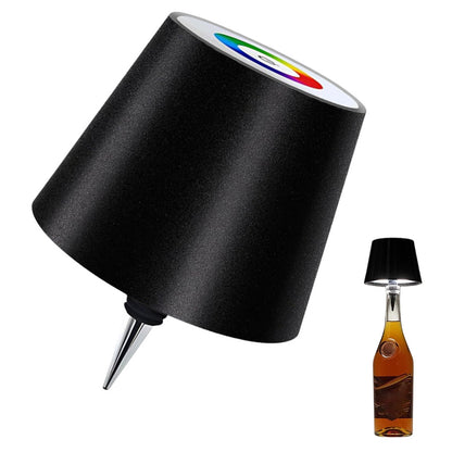 3 Colors Stepless Dimming Wine Bottle Lamp USB Charging LED Wine Bottle Lamp