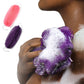 2PCS African Net Sponge Body Scrubber for Exfoliating and Bathing