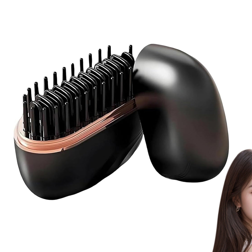 Mini Hair Straightener Rechargeable Wireless Portable Hair Comb for Women