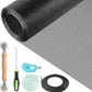 DIY Window Screen Repair Kit Fiberglass Mesh with Tools for Doors Patio Porch