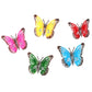 5Pcs 11x9CM Colorful Metal Butterfly Wall Decor Outdoor Lawn Art Metal Decoration