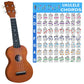 60x80cm Guitar Ukulele Chord Poster Educational Reference Guide for Beginners