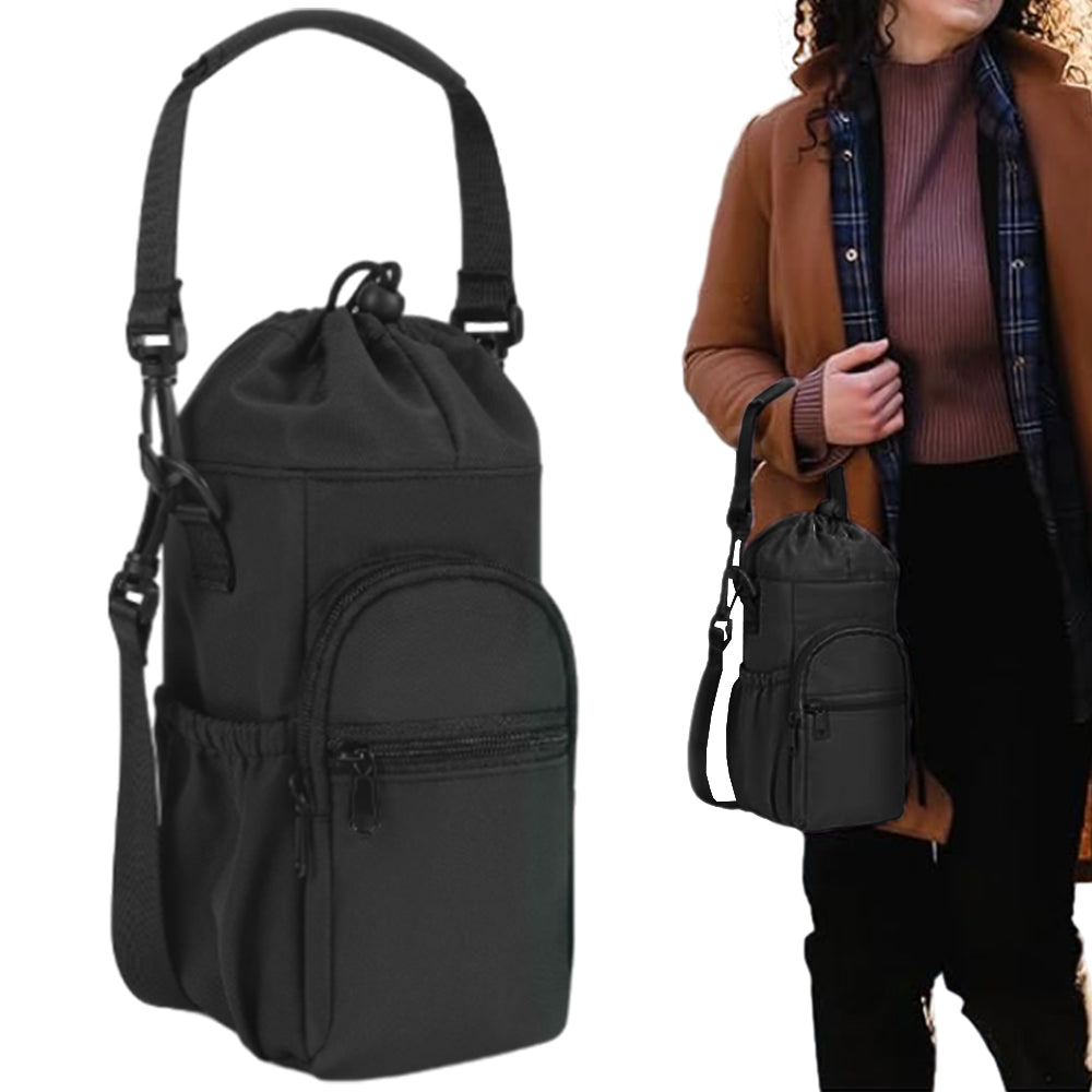 Water Bottle Sleeve with Adjustable Strap for 40oz Tumbler Cup Water Bottle