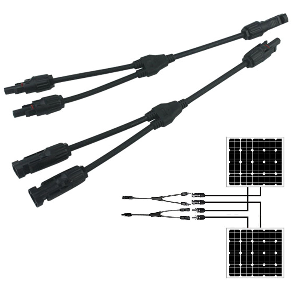 Solar Y Connector for Cable Plug Inline Solar PV Panel