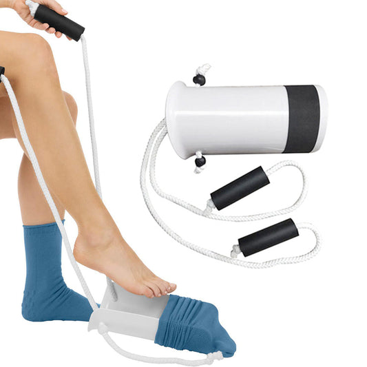 No Bending Sock Aid Easy On and Off Wearing Slider Pulling Assist Device