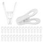 30 Pack Anti Slip Clips for Garments Socks Snacks Hanger Clips for Home