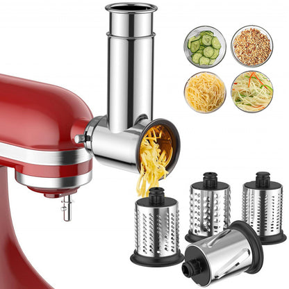 Compatible Slicer Shredder and Juicer Attachments Set for KitchenAid Stand Mixers