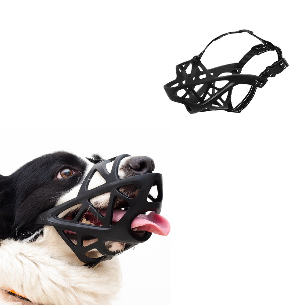 Adjustable Pet Dog Anti Bark Mesh Mask