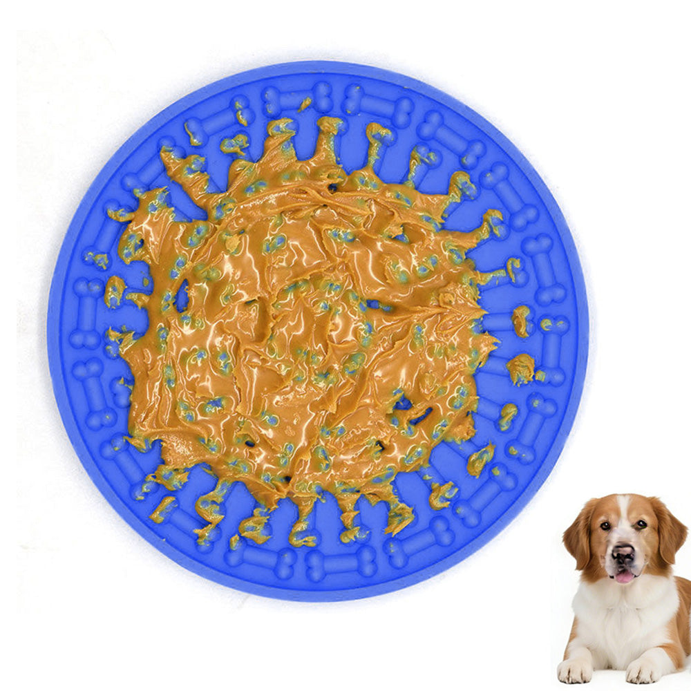 Dog Lick Pad Bath Washing Buddy Suction Grooming Pad Helper Slow Feeder Mat