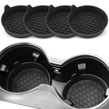 4PCS Universal Car Auto Cup Holder Anti Slip Insert Coaster Car Accessories