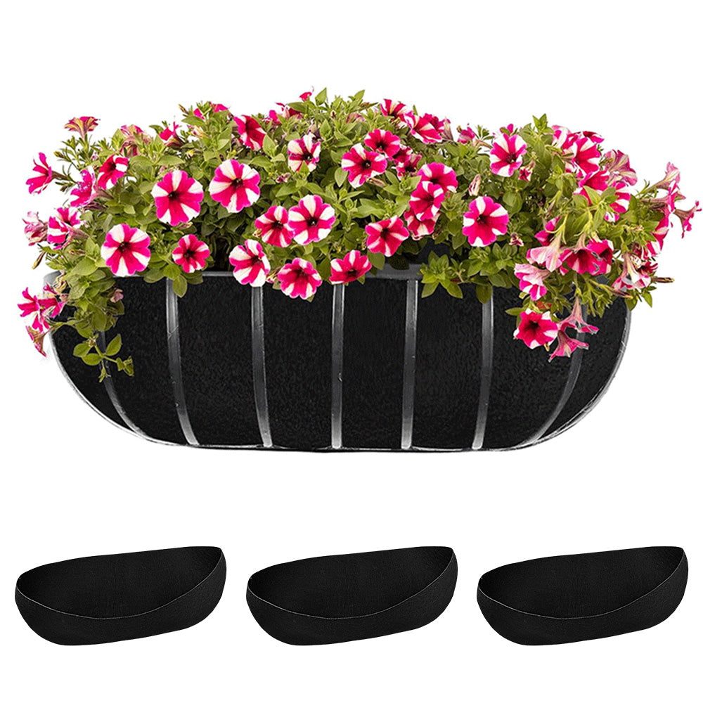 3PCS Fabric Planter Basket Liner for Window Boxes