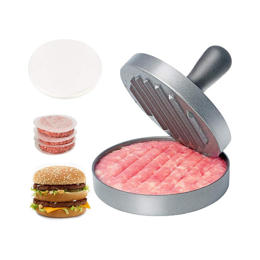DIY Burger Patty Press Mold with 100Pcs Oil Blotting Paper