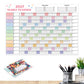 2027 Full Year Wall Calendar for Home Office and School Planning