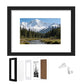Wall Gallery Photo Frame Picture Frame Display Pictures for Home Office-Black