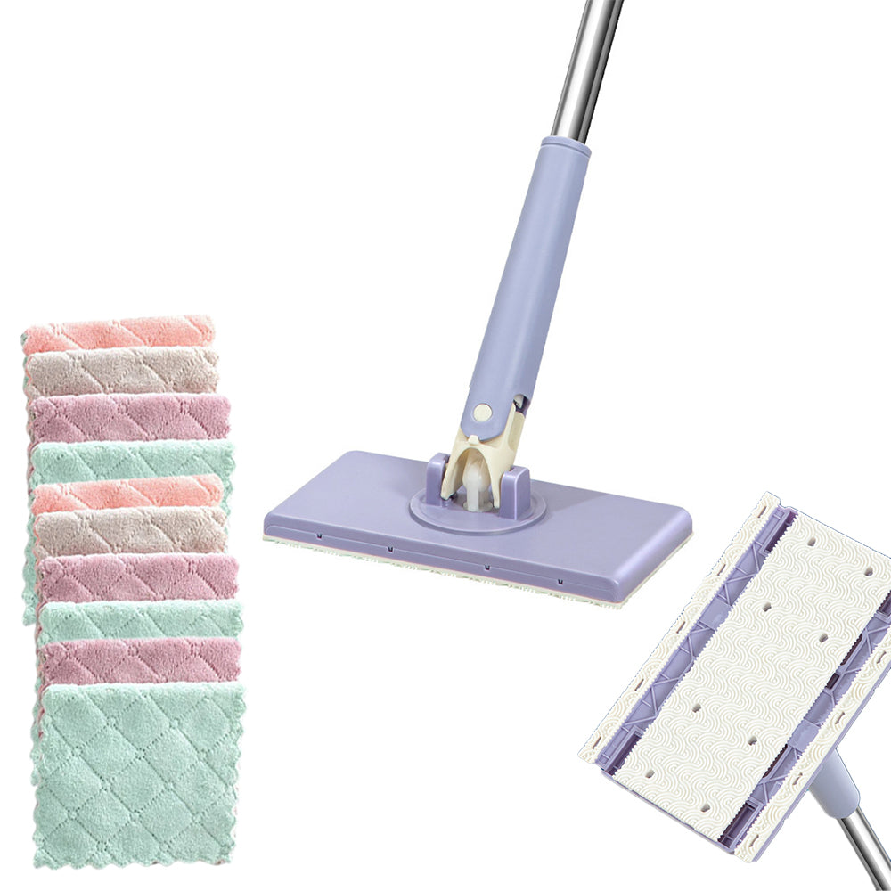 Hands-Free Reusable Face Towel Wet Wipes Mop
