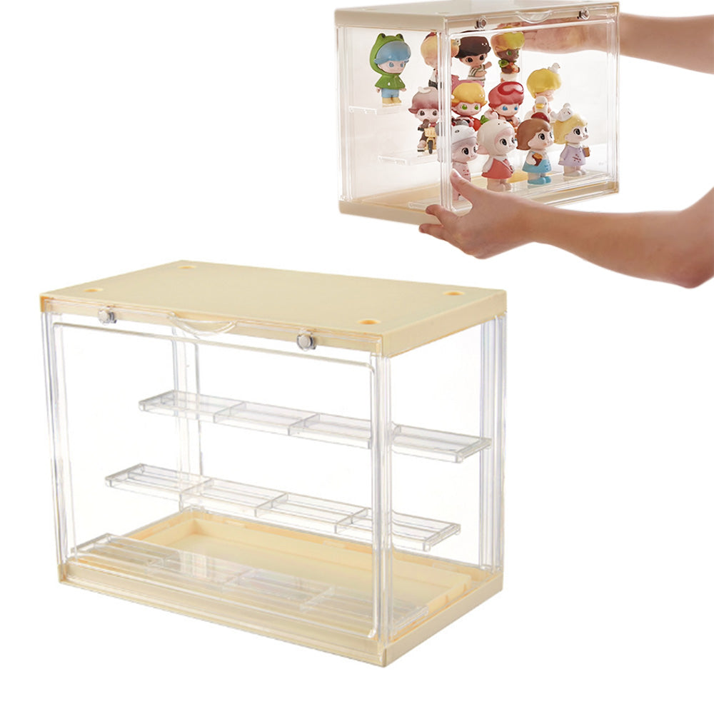 Display Case for Mini Action Figures Dust Proof Collectibles Model Toys