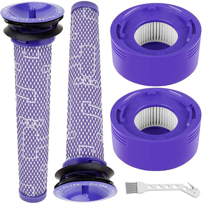 Vacuum Filter Replacement And Motor Back Cover Kit For Dyson V7 V8