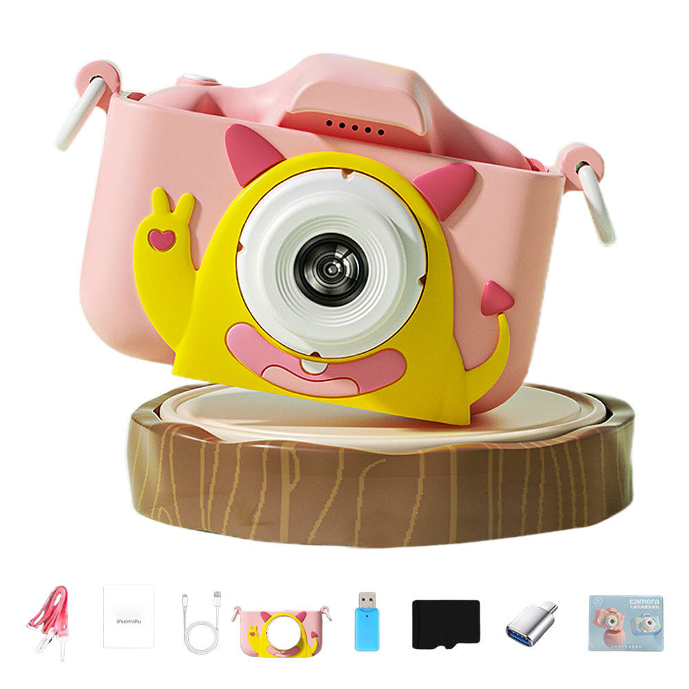 Kids Digital Camera Portable Digital Video Camera with 64G TF Card and Card Reader