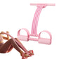8 Tube Pedal Resistance Band with Handle Detachable Adjustable for Full Body Shaping