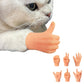 6Pcs Set Pet Puppet Finger Palm Toy