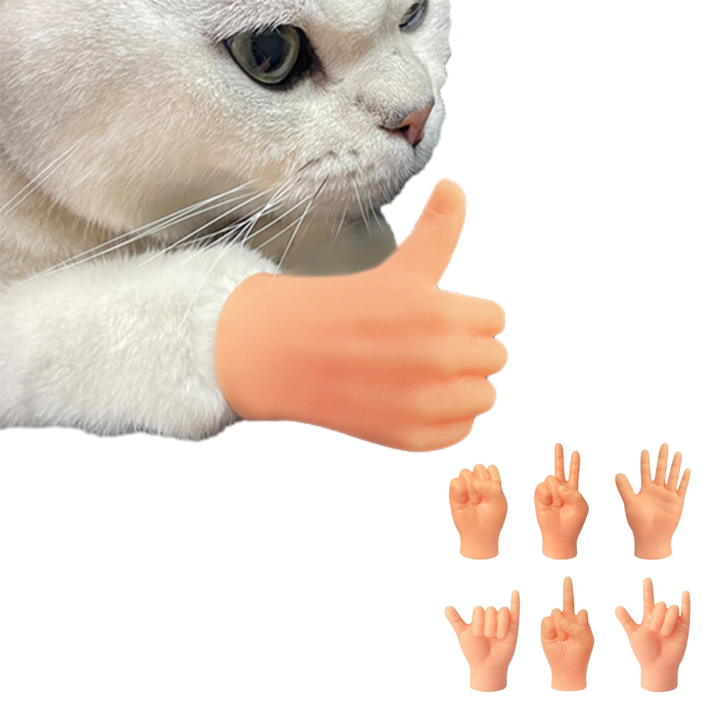 6Pcs Set Pet Puppet Finger Palm Toy