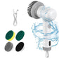 Electric Spin Scrubber with 3 Cleaning Heads Cordless Rechargeable Cleaning Brush