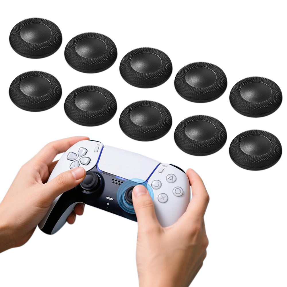 10 Pack TPU Thumb Grip Caps for PS4 and PS5 Controller Joysticks