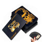 Waterproof Playing Cards PVC Plastic Poker Deck Black & Gold Skull Design