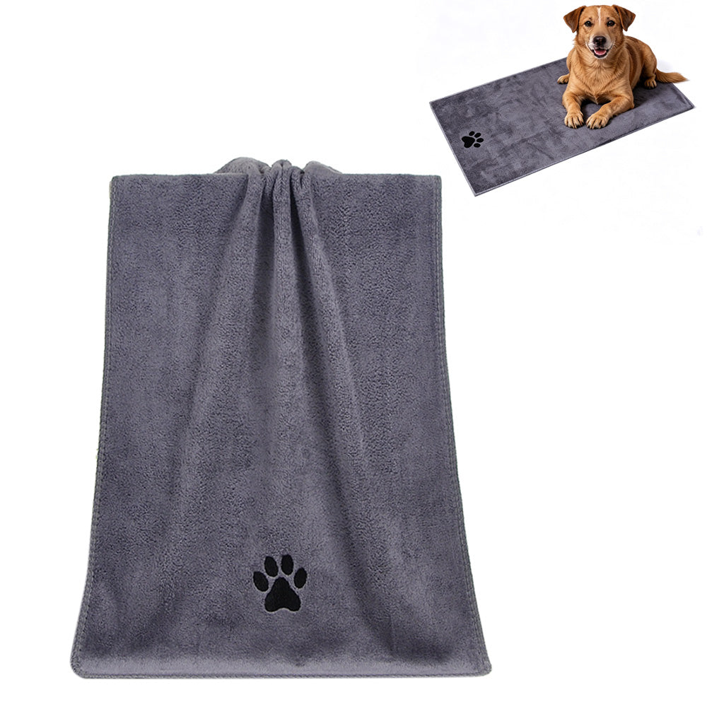 70x140cm Microfiber Pet Towel, Absorbent Drying Towel for Dogs, Lightweight Cloth for Home and Travel