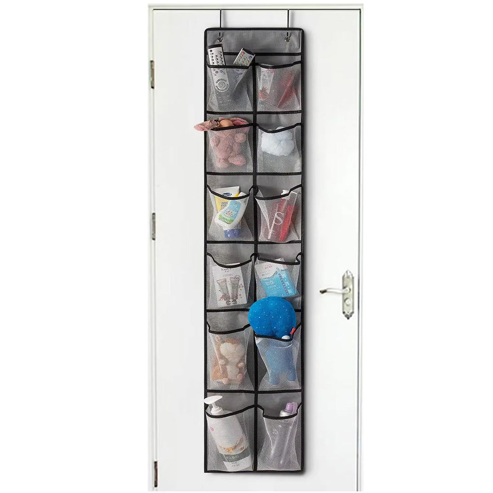 12 Pockets Hanging Shoe Storage Over The Door Shoe Organizer Shoe Rack Holder