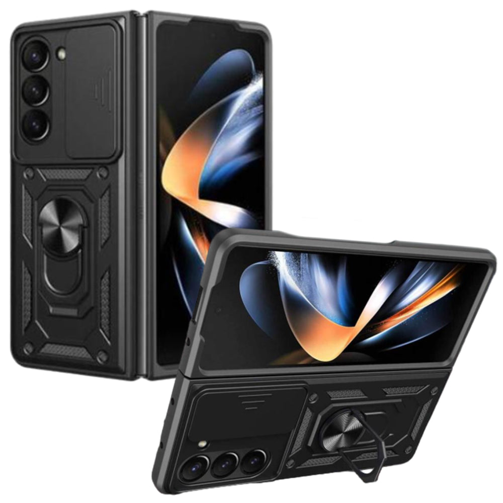 For Samsung Galaxy Z Fold Shockproof  Phone Case with Ring Base