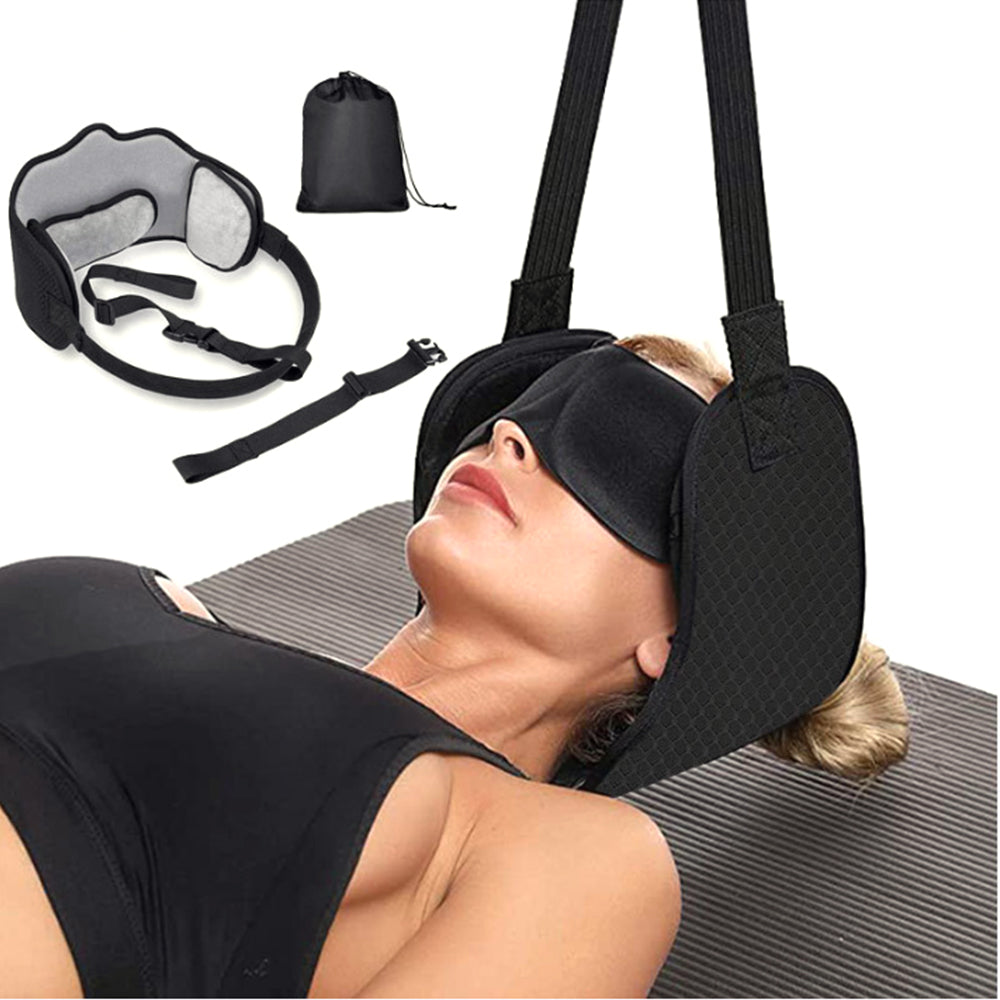 Portable Cervical Head Hammock Traction Device Pain Relief Massager