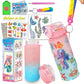DIY Water Bottle with Stickers Attractive Decorate Your Own Water Bottle Kit