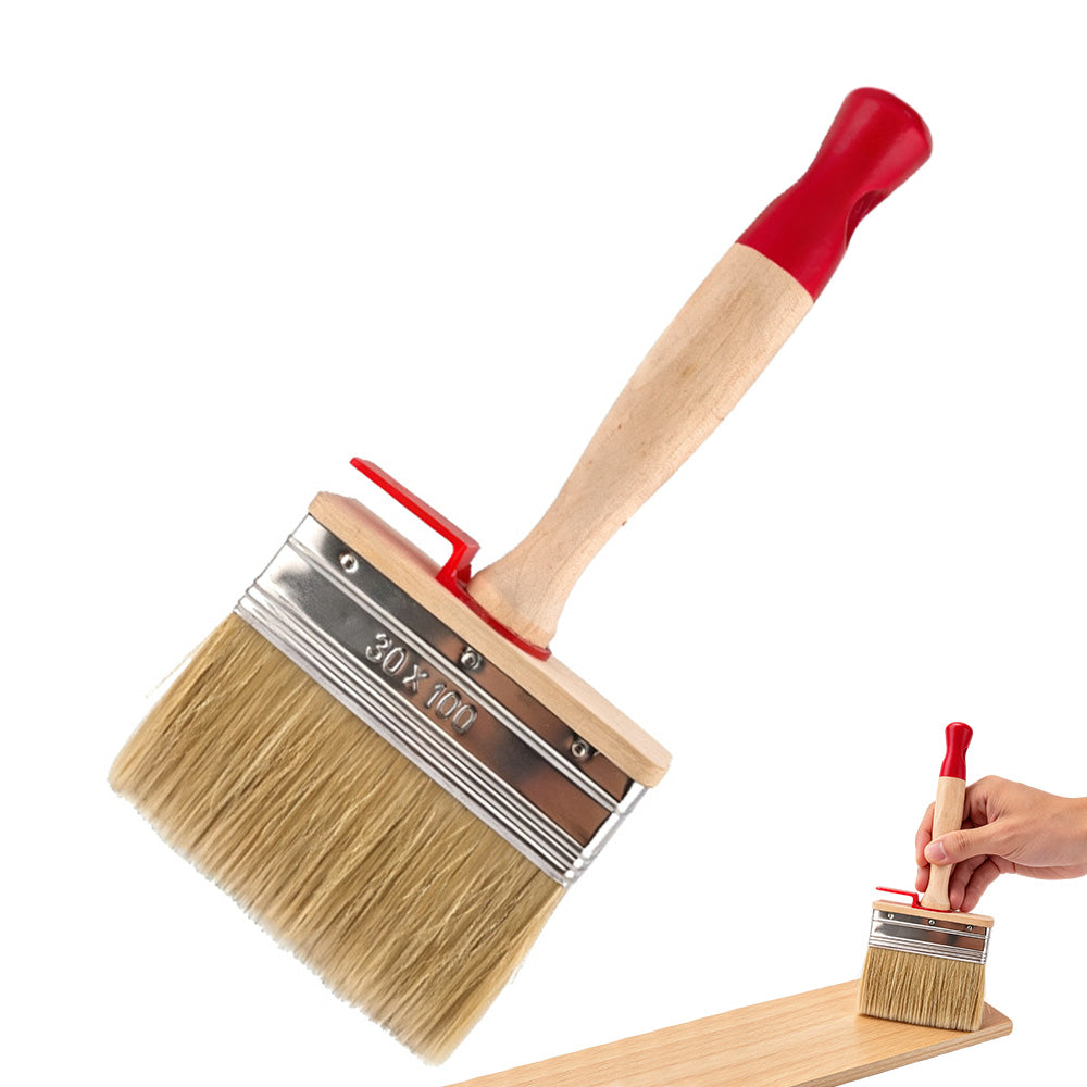 Thickened Square Paint Brush 3 cm PET Bristle for Wall Fence Door