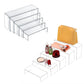 5Pcs U Shape Clear Acrylic Jewellery Display Rack
