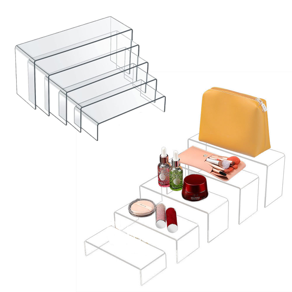 5Pcs U Shape Clear Acrylic Jewellery Display Rack