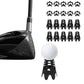 Reusable Plastic Golf Tees Lightweight for Indoor and Outdoor Golf Practice