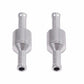2 PCS One Way Non Return Check Valve Aluminum Alloy One Way Check Valve for Fuel Oil Water
