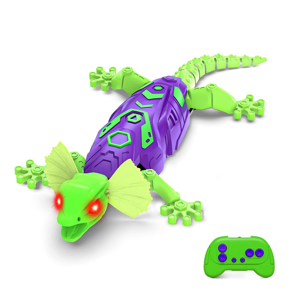 Remote Control Wall Crawler Gecko with 9 Light Modes Simulated Climbing Lizard for Gift