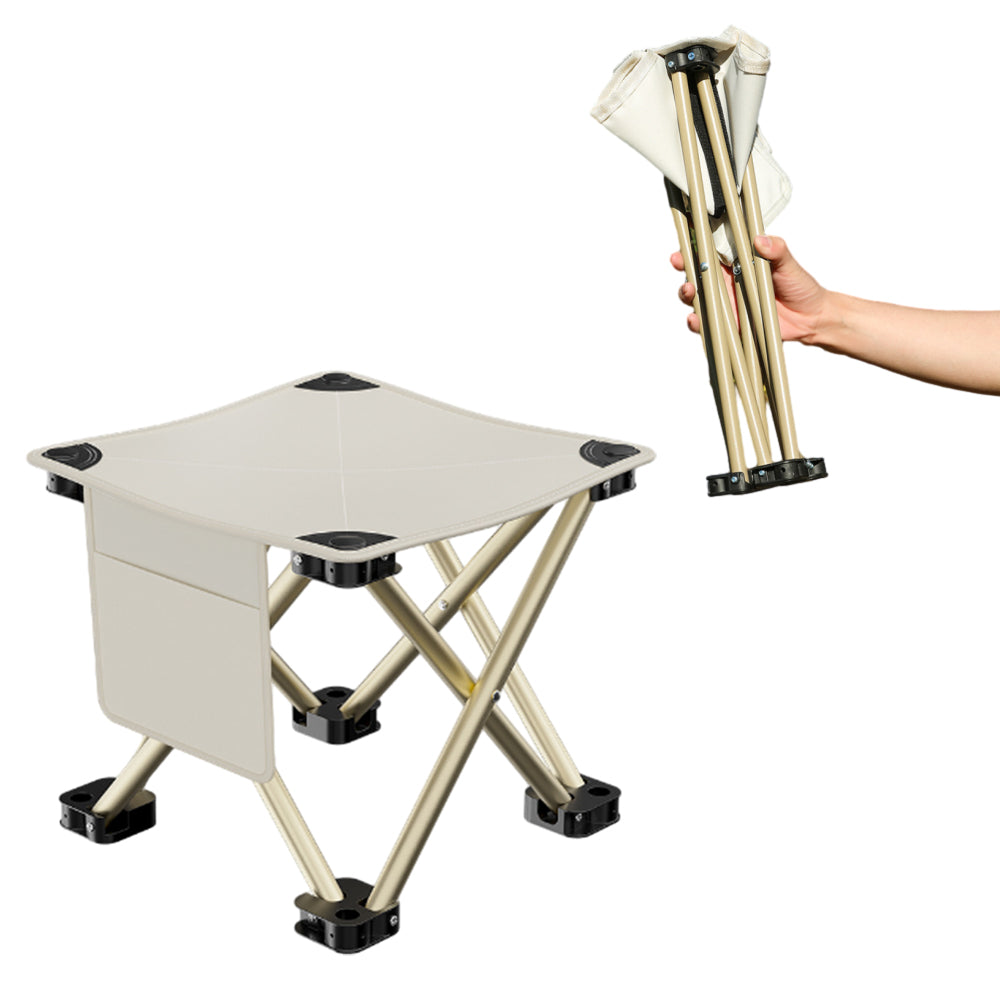 Portable Outdoor Folding Camping Stool for Fishing Hiking Travel with Carry Bag