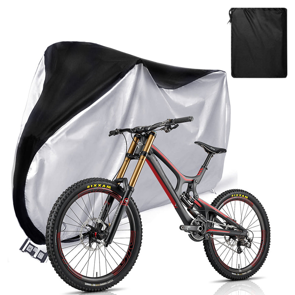 210D Waterproof Bike Cover with Lock Hole for Outdoor Storage
