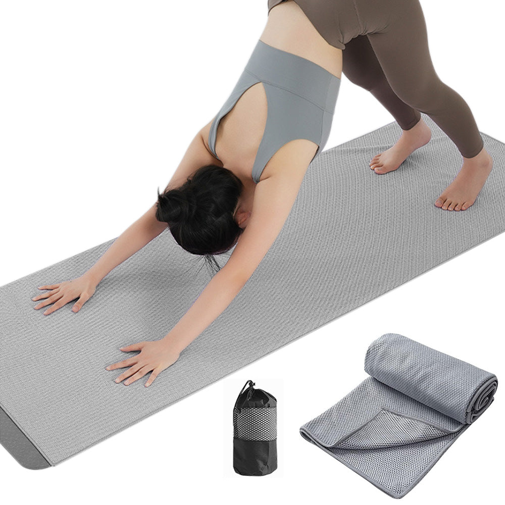 Hot Yoga Towel Microfiber Sweat Anti-Slip Yoga Mat Towels for Bikram Pilates