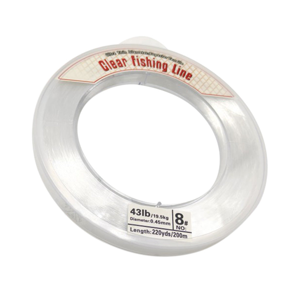 Clear Fishing Line Wire 0.45mm 200m Invisible Nylon Thread for Hanging Balloons
