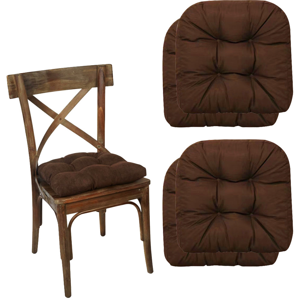2Pcs Set of Overstuffed Universal Non-Slip Wicker Chair Tatami Mat