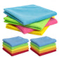 10Pcs 30x30CM Microfiber Cleaning Cloths Bulk Car Kitchen Glass Cleaning Towels