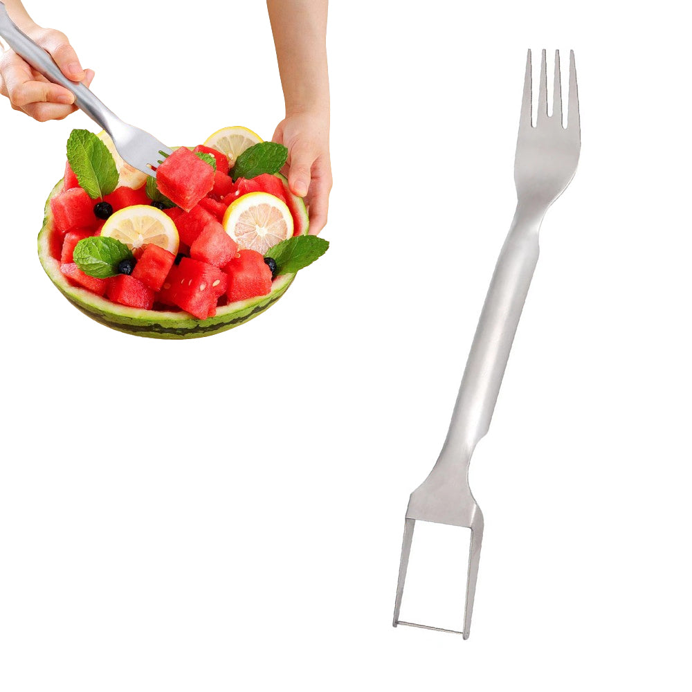 Stainless Steel Multifunctional Watermelon Fork Slicer Tool