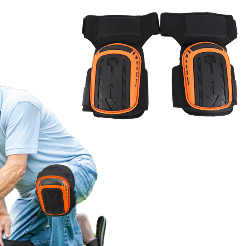 Pair of Knee Silicone Gel Pads For Security Work