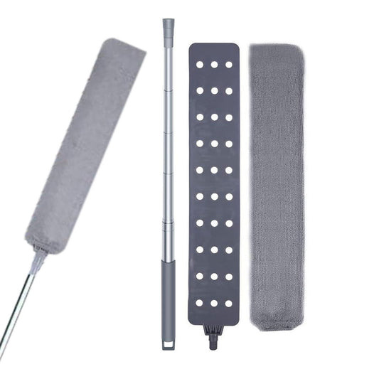 250CM Long Handle Retractable Gap Dust Cleaner Cleaning Tool With Microfiber Dusting Cloths