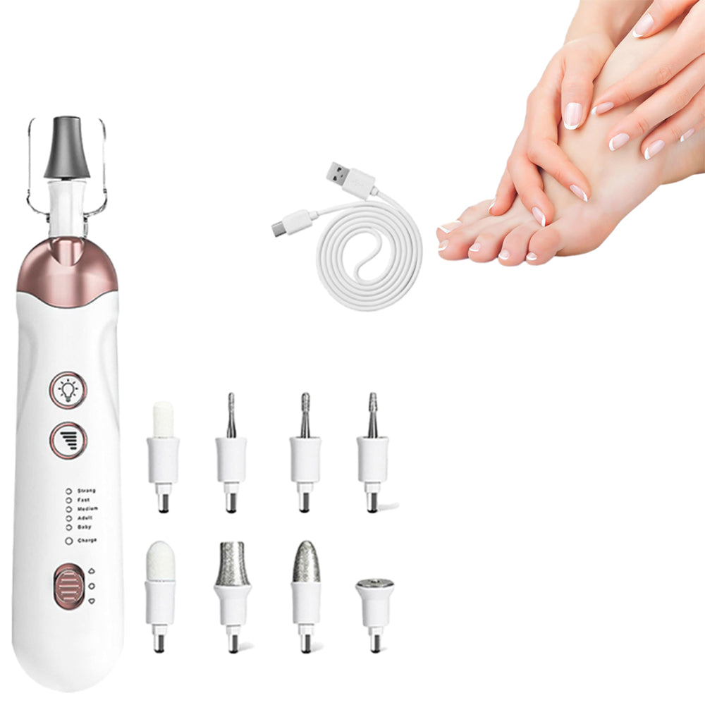 Electric Nail Drill Portable File Professional Manicure Pedicure Machine Set Kit