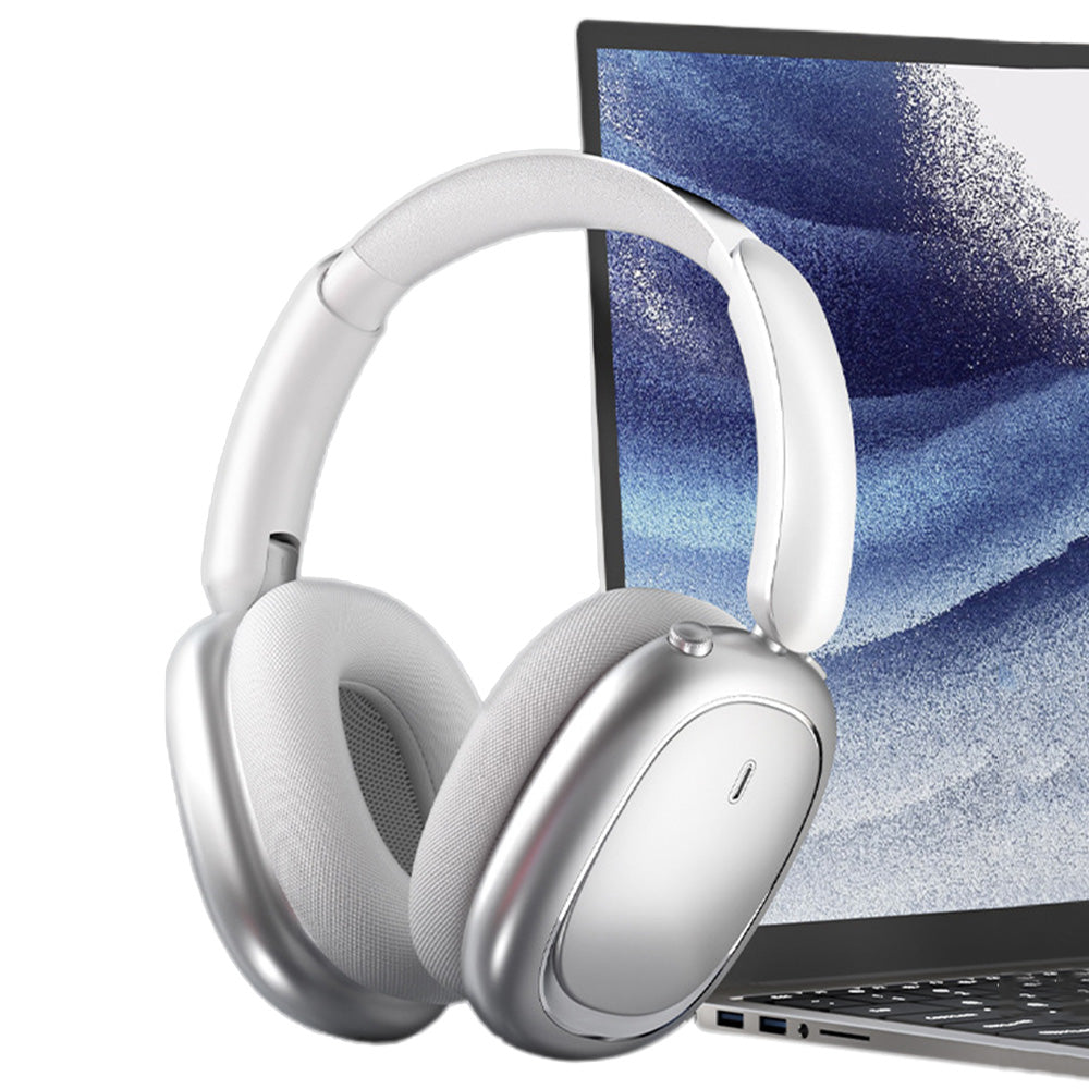 Wireless Bluetooth Headphones Lightweight Clear Over Ear Bluetooth Headsets for Phone PC